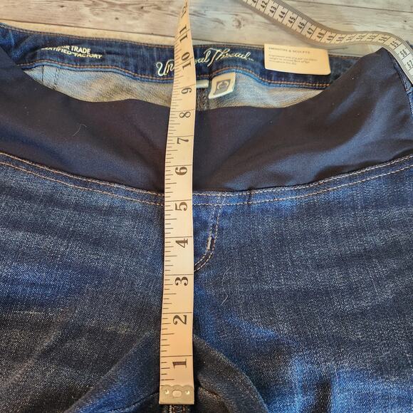 Universal Thread Adaptive Mid Rise Bootcut Jeans in Dk Blue Wash Size 12 NWT - Picture 10 of 12